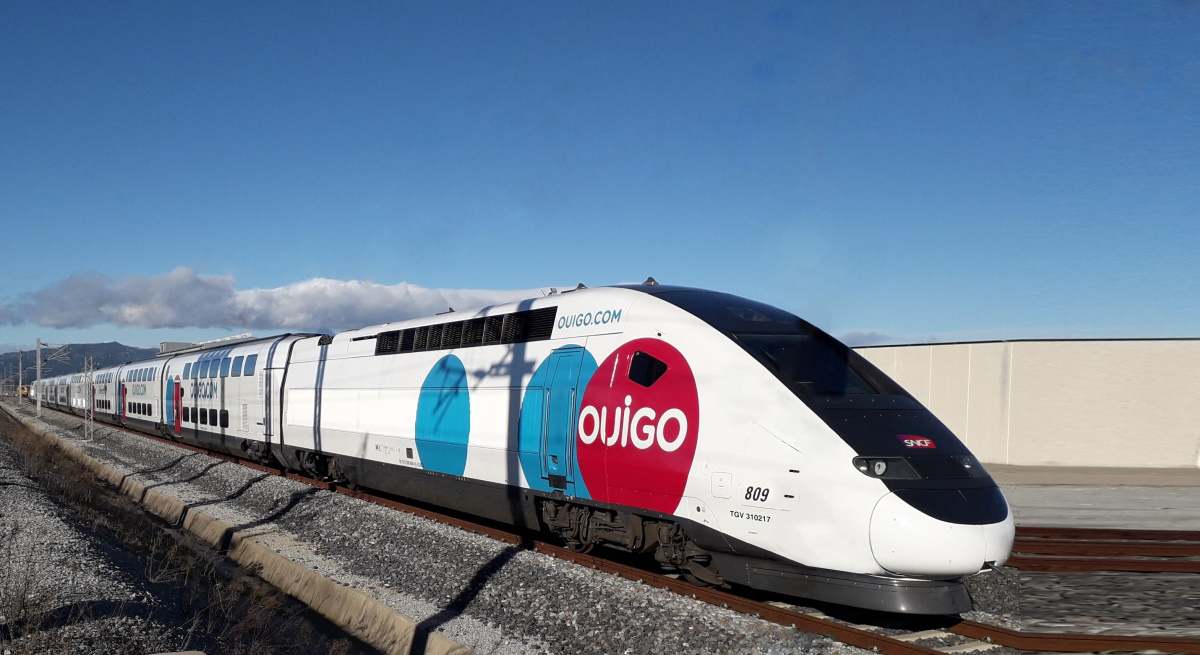 Imagen de archivo de un tren de Ouigo.