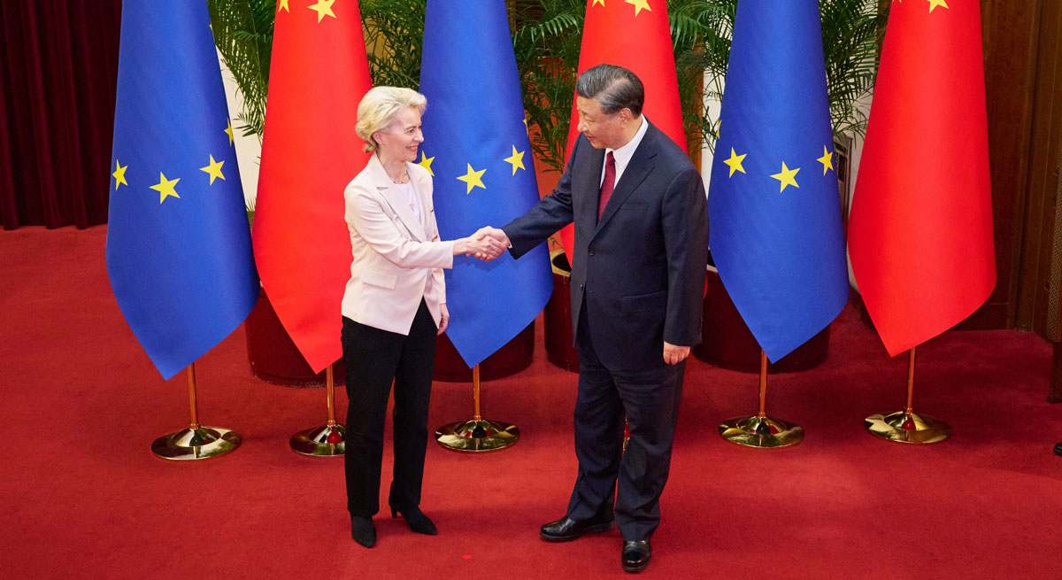  Von der leyen Xi Jinping