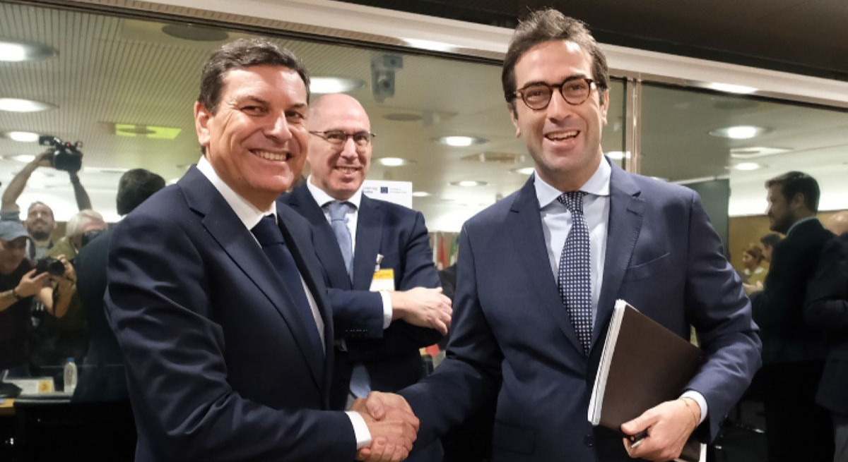 Fernández Carriedo con el ministro Carlos Cuerpo