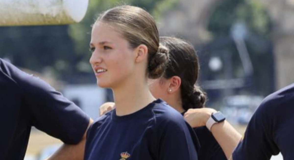Leonor hace deporte en Marin