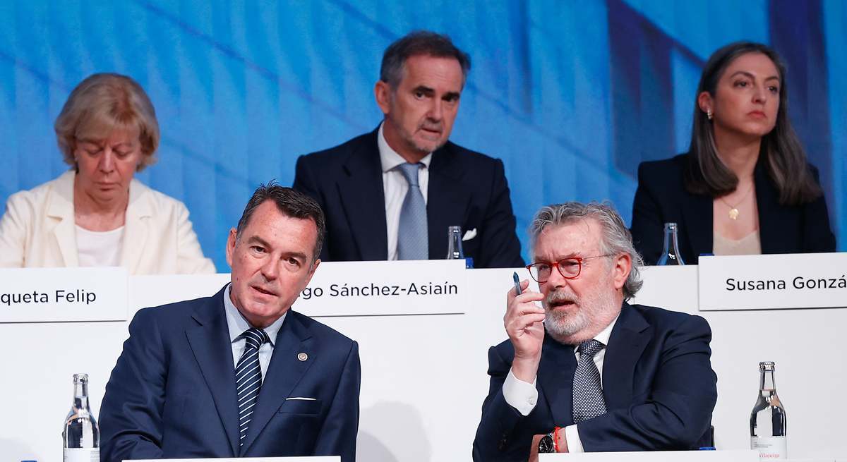 Nacho Abia, CEO de Grifols, y Tomás Dagá, consejero. Kike Rincón