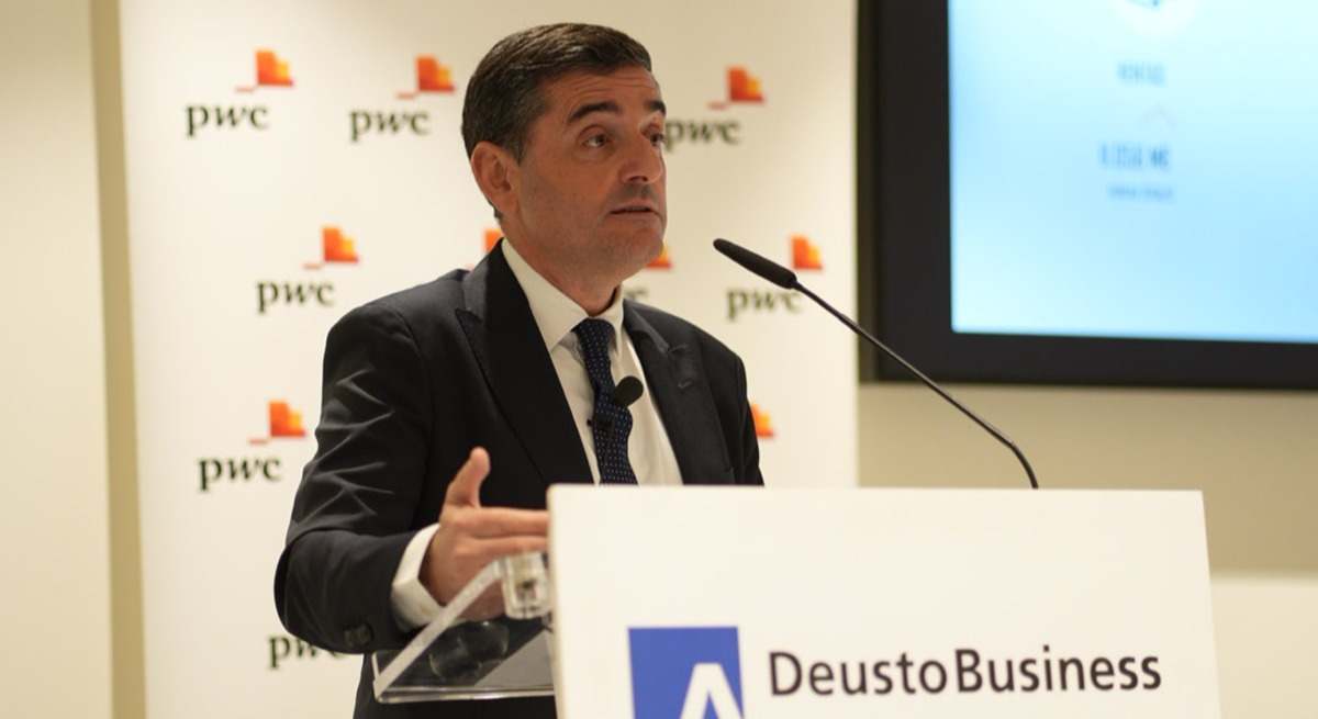 Adolfo Plaza, presidente de Laboral Kutxa. eE