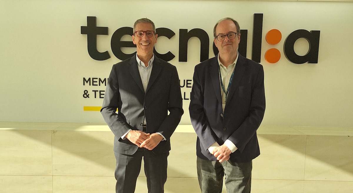 José Luis Elejalde, de Tecnalia, y Óscar Fernández de Retana, de Arteche