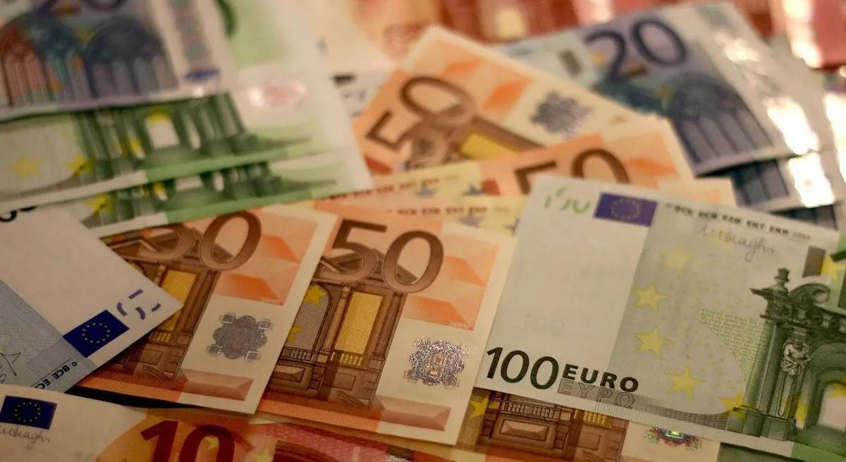 Billetes de euro.