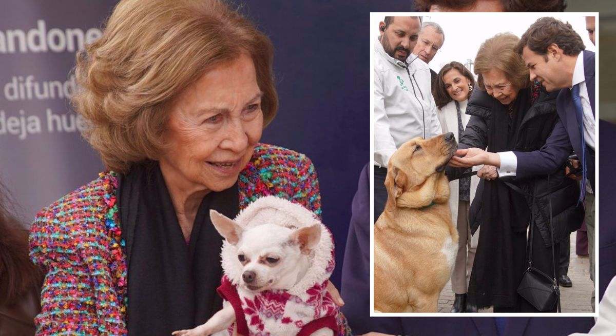 Doña Sofía visita el centro Municipal de Protección Animal de Las Rozas