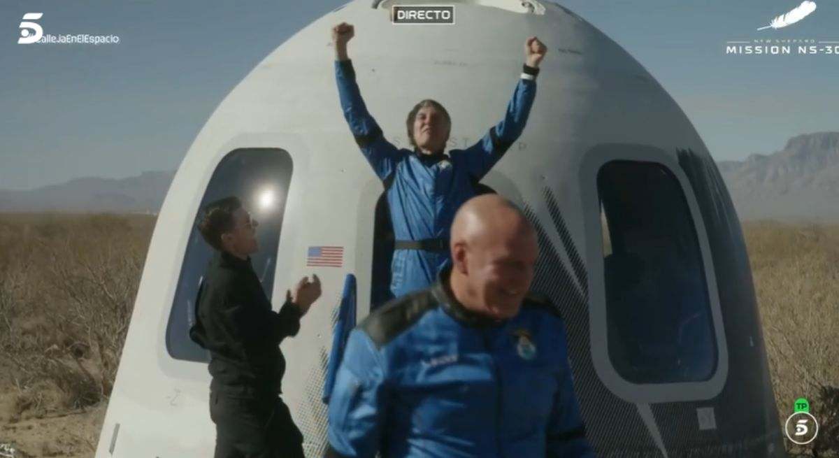 Lanzamiento de Calleja al espacio