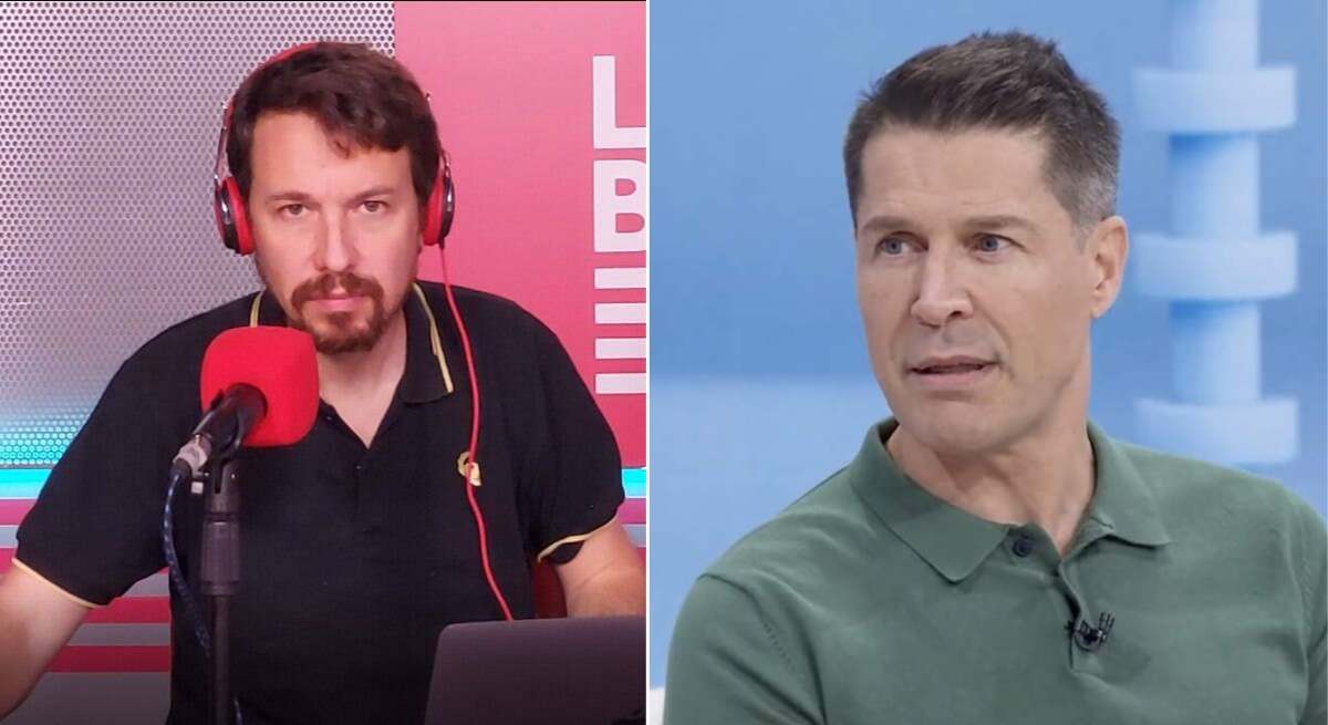 Pablo Iglesias y Jaime Cantizano