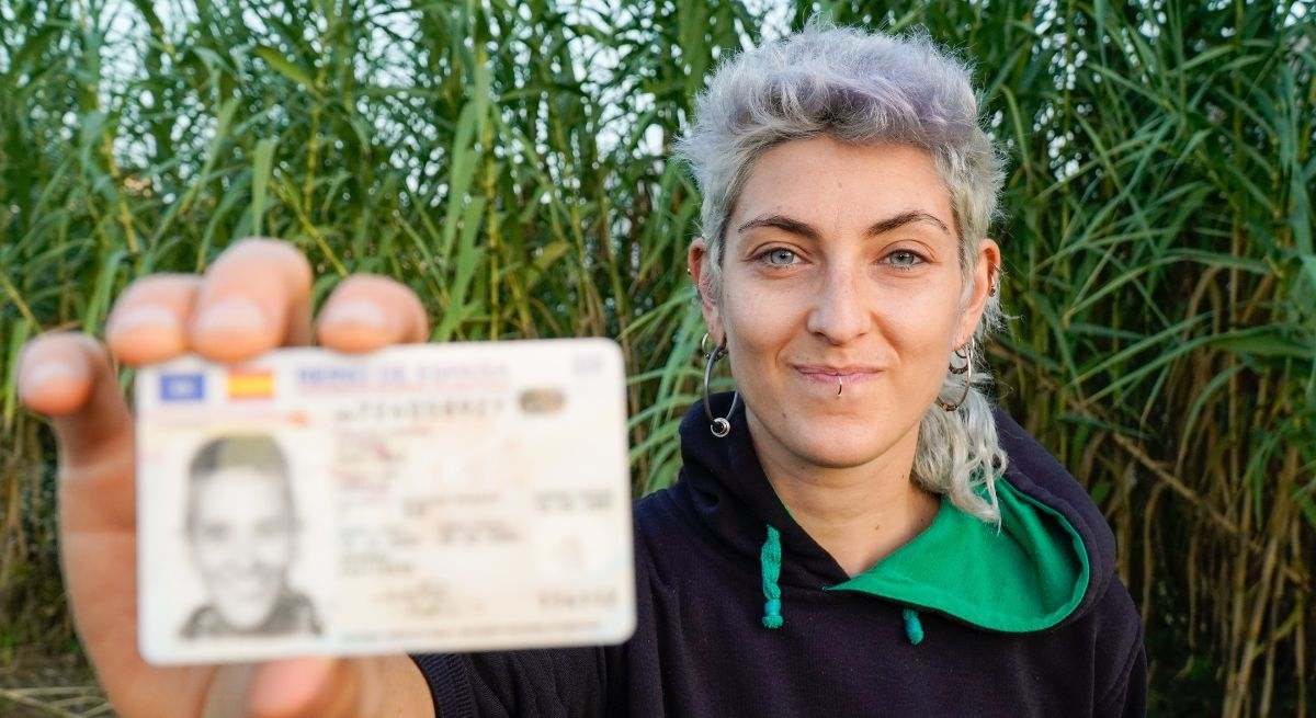 DNI de una persona