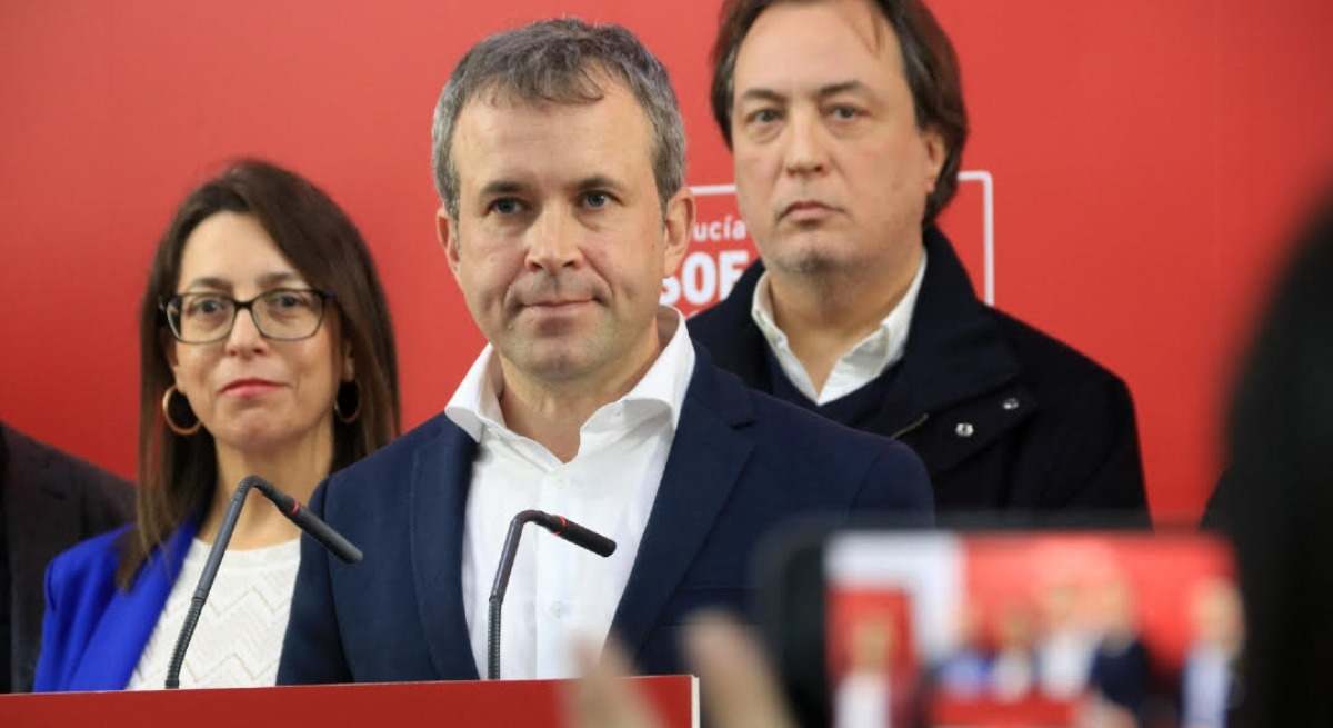 Julio Millán explica la moción de censura en rueda de prensa. PSOE de Jaén