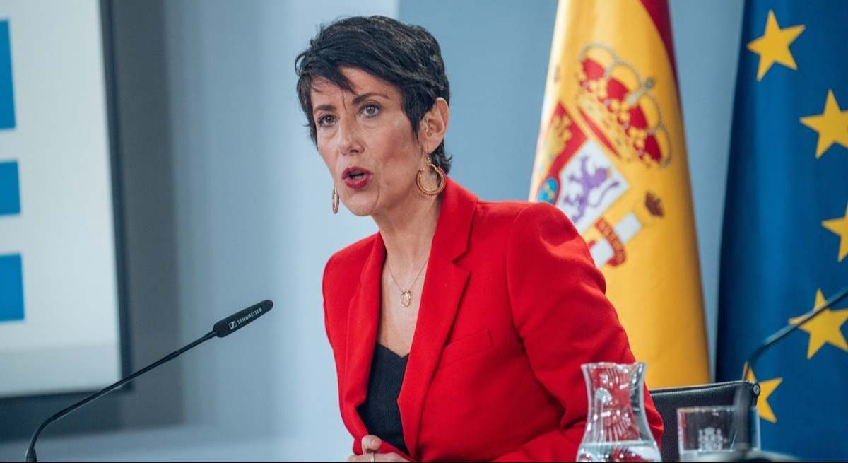La ministra de Inclusión, Seguridad Social y Migraciones, Elma Saiz. EP