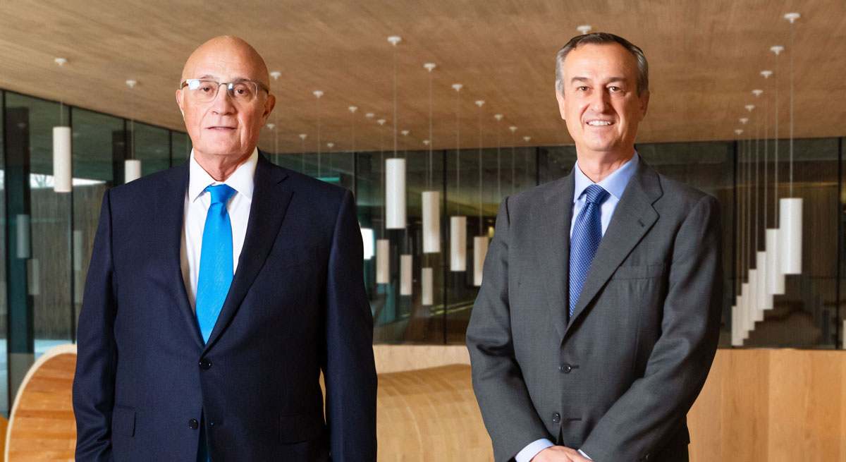 Josep Oliu y César González Bueno, presidente y CEO de Sabadell.
