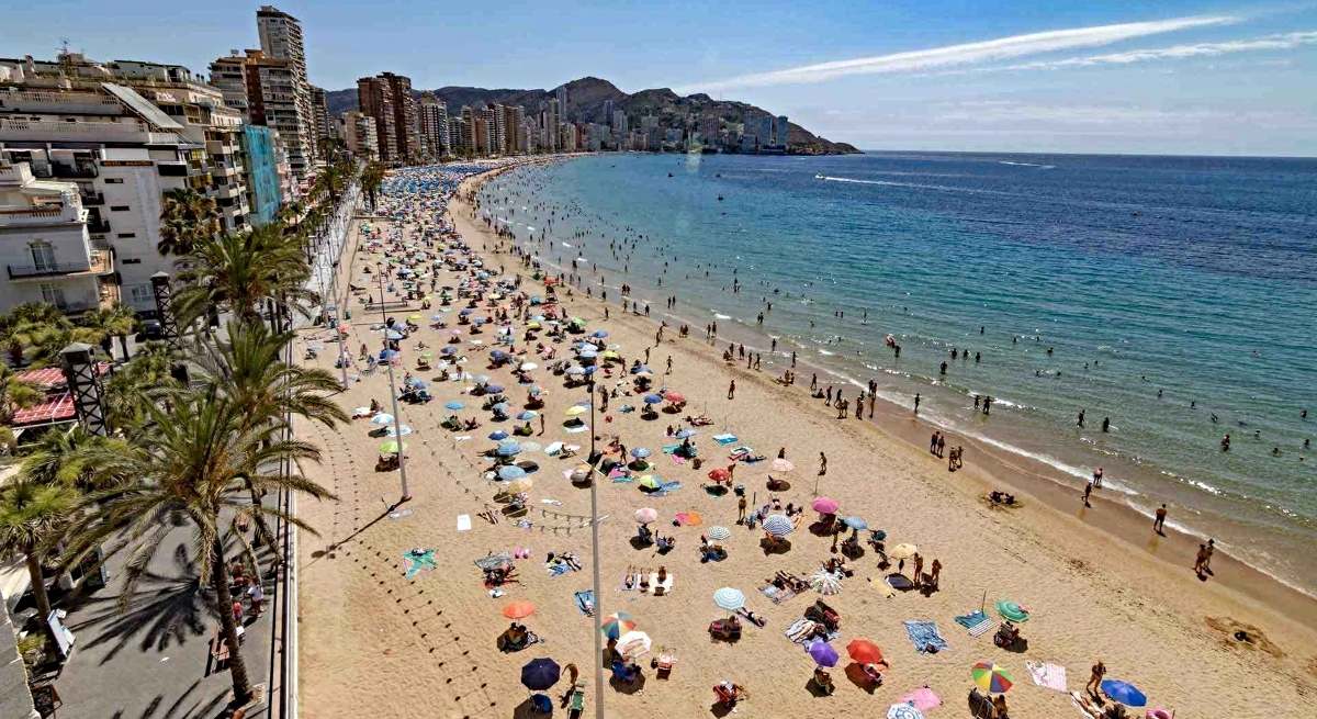 Una playa española