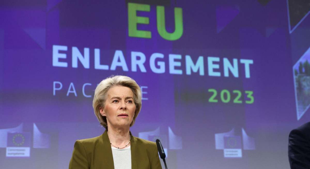 La presidenta de la Comisión Europea, Ursula von der Leyen