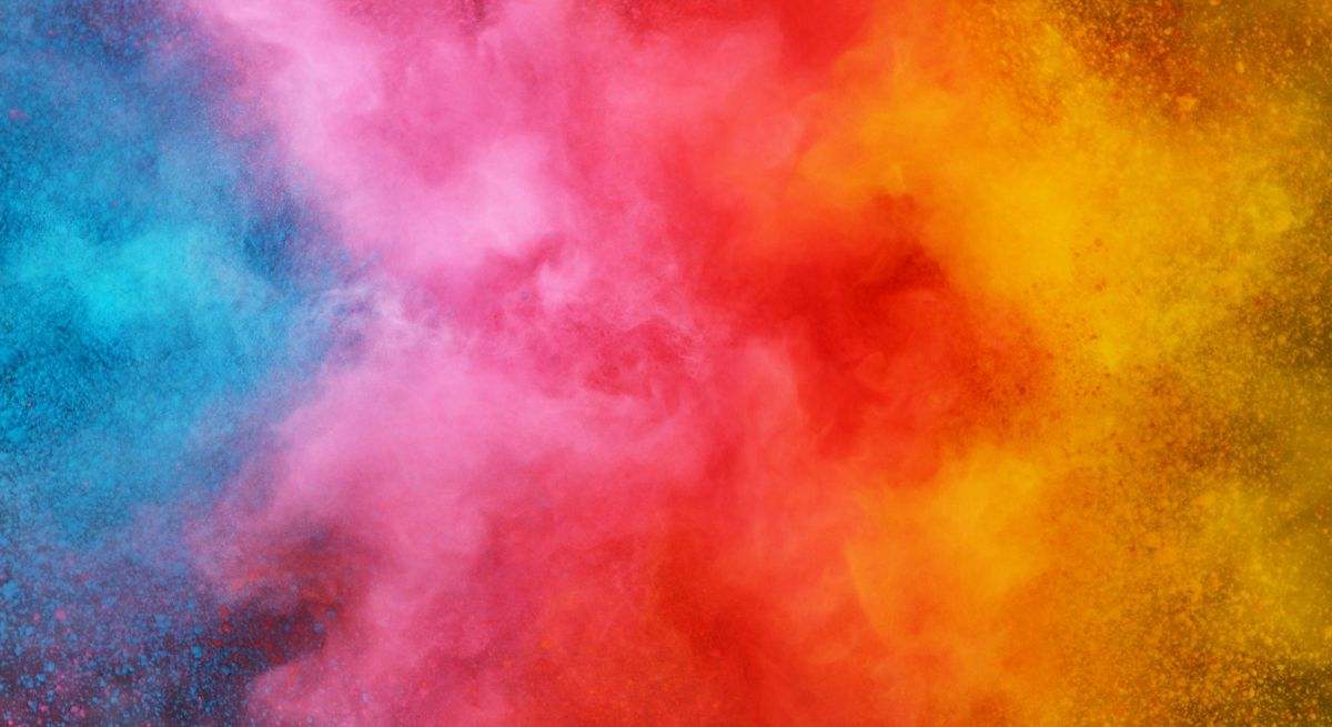 Una mezcla de colores bastante llamativa frente a la cámara