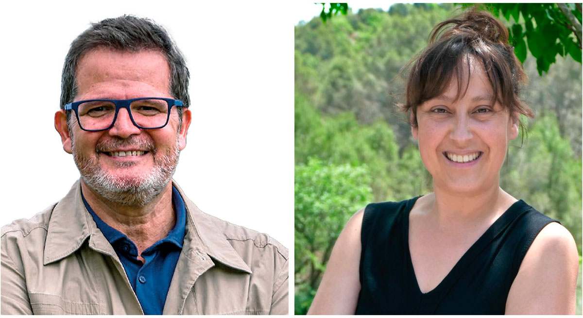 Isaac Albert (Cimalsa) y Marta Morera (Icaen). EE