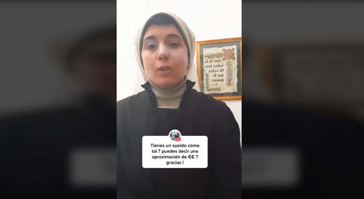 Sor Marta cuenta lo que se cobra en un convento. / Foto: TikTok - sormarta.osb