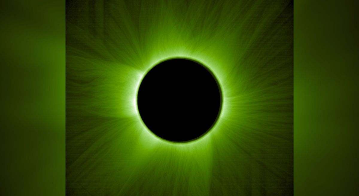 Eclipse artificial de Sol producido en el espacio con las dos naves de la misión Proba 3 de la ESA. / Foto: EP
