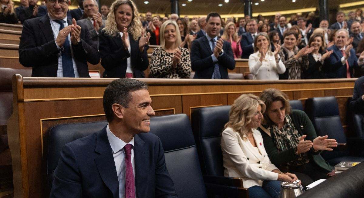 Pedro Sánchez en el Congreso de los Diputados. / Foto: EP