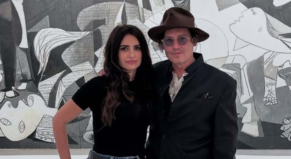 Johnny Depp y Penélope Cruz