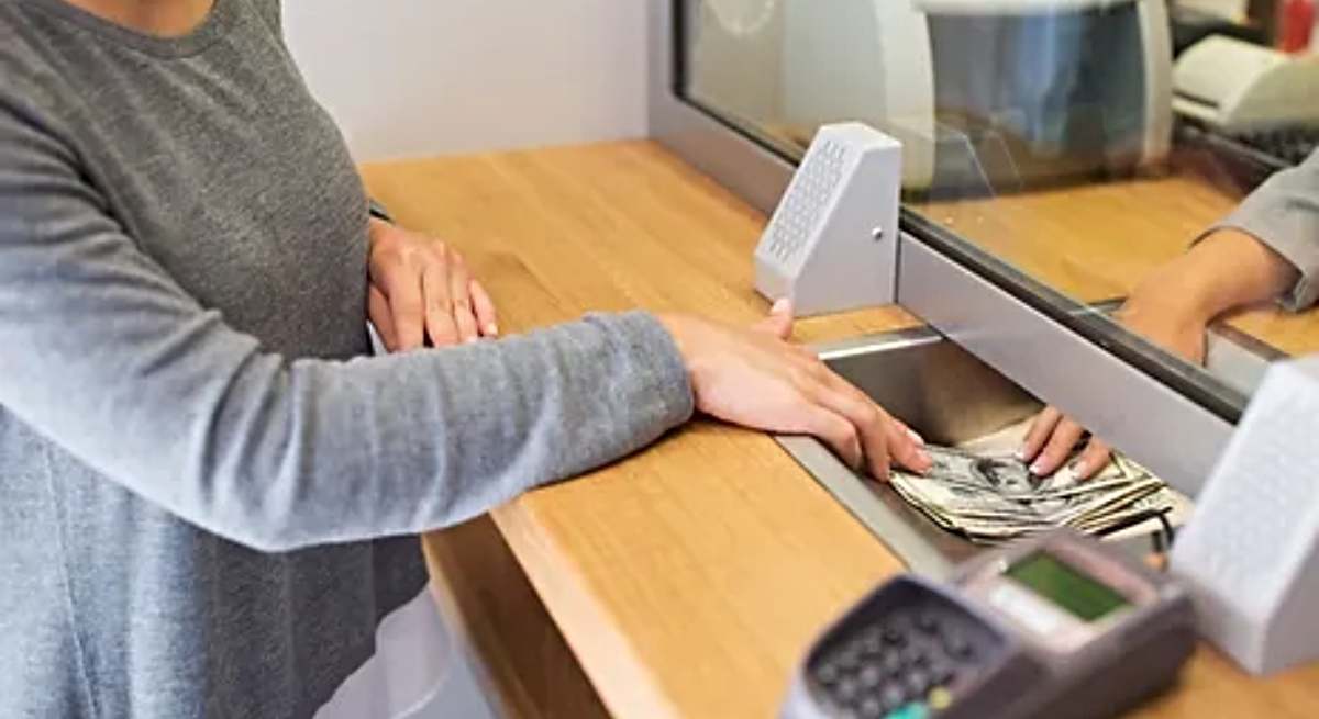 Caja de un banco
