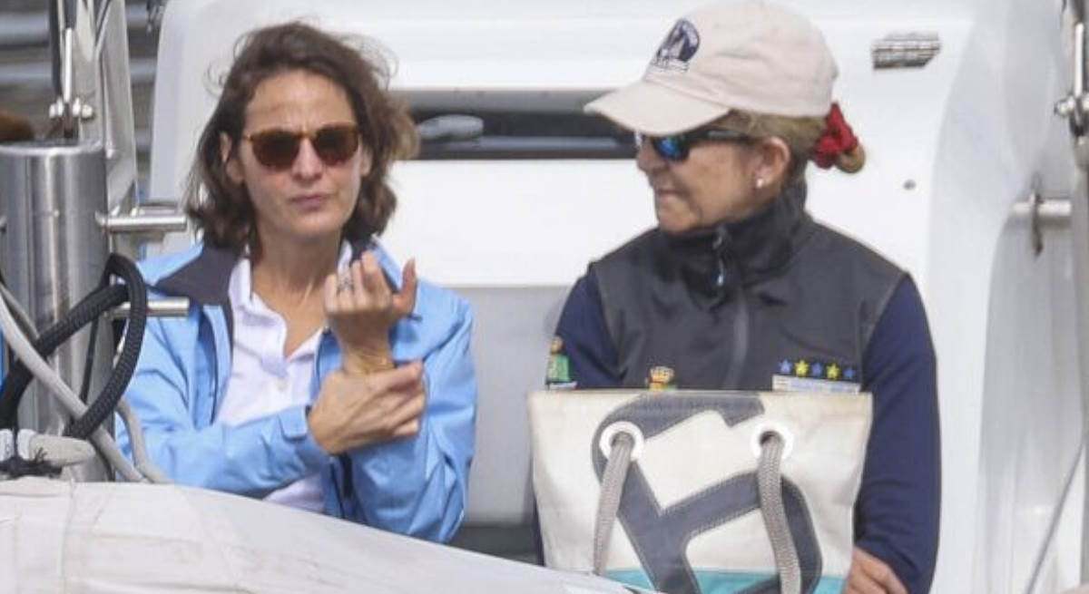 Laurence Debray y la infanta Elena 