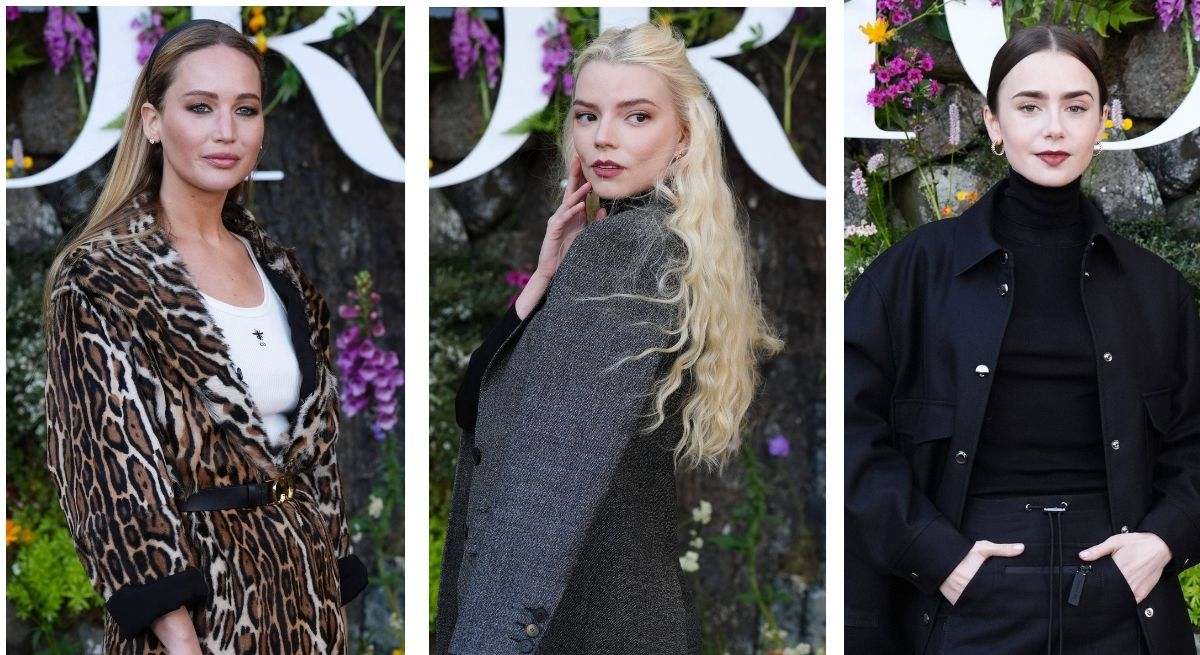 Posados en el desfile de Dior