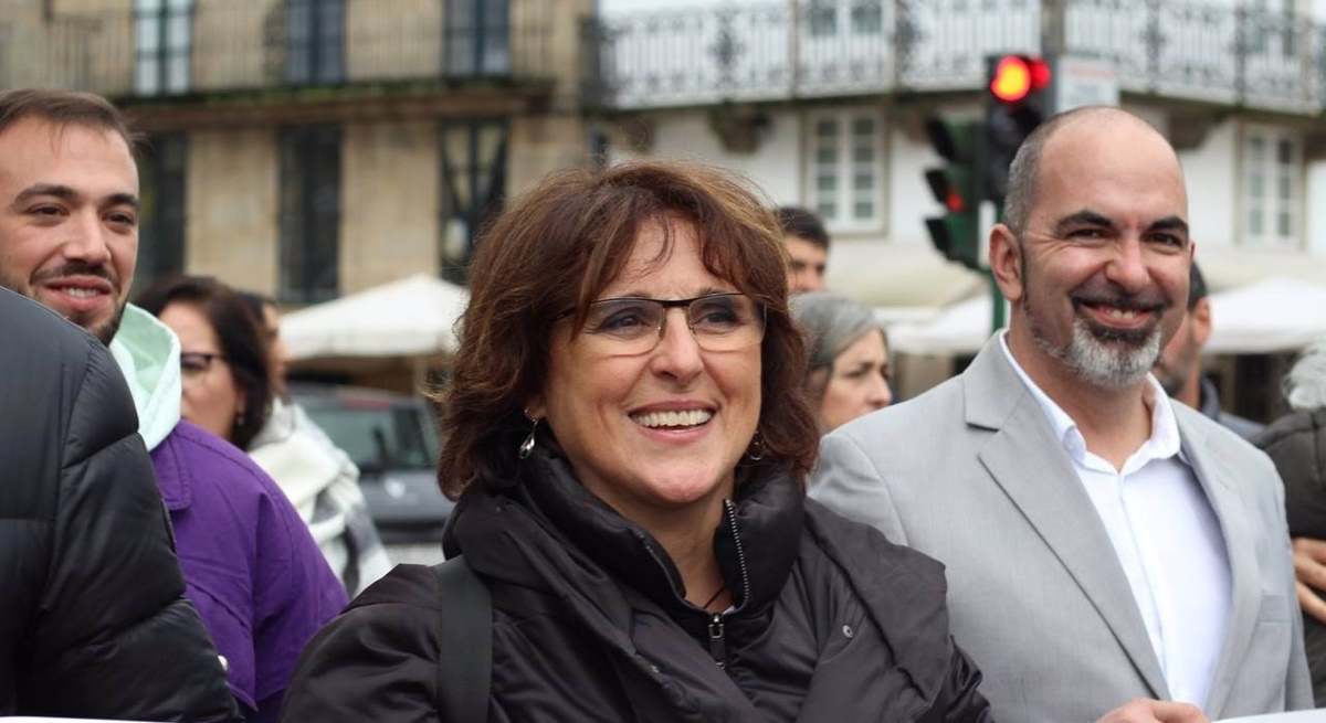 La candidata podemita a la presidencia de la Xunta, Isabel Faraldo.