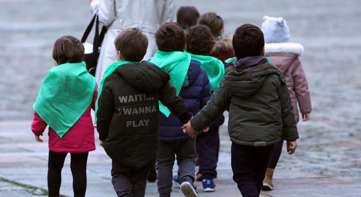 Alumnado gallego de Infantil.