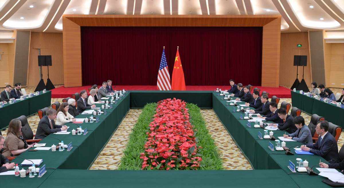 Reunión de EEUU y China / EP