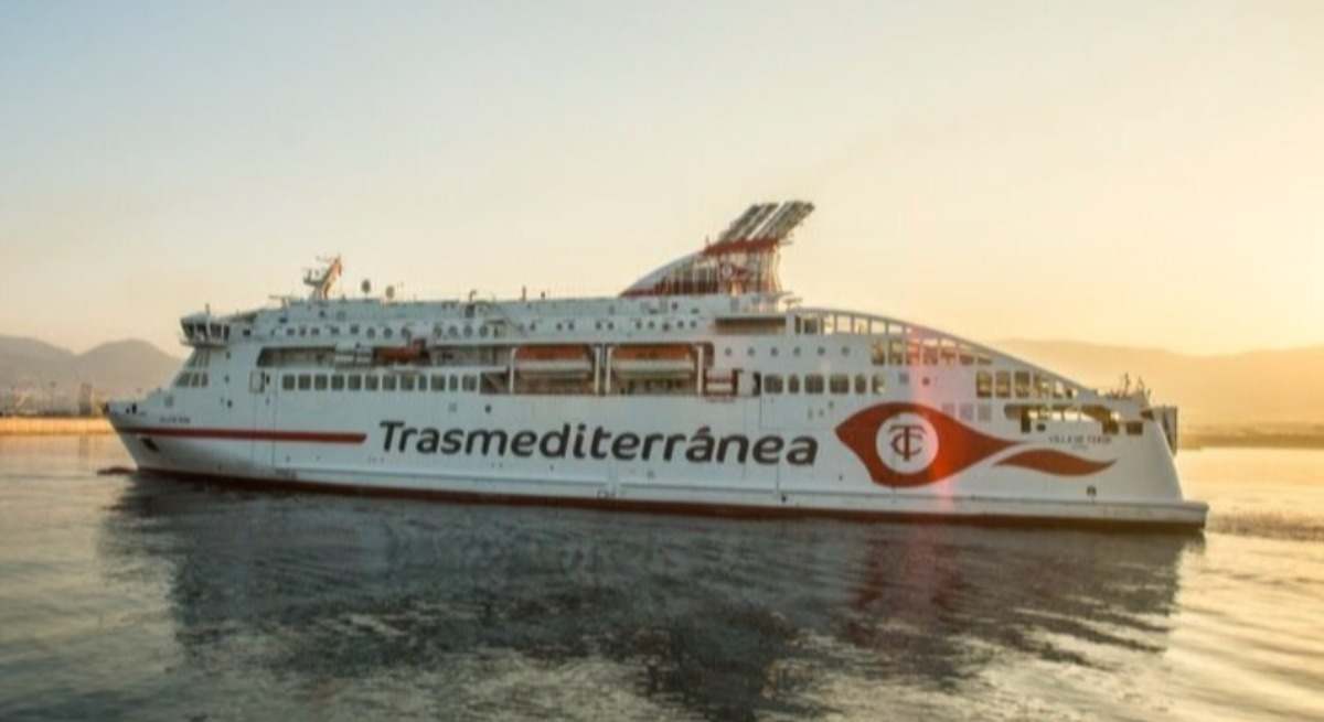 Imagen de archivo de un ferry de la naviera Armas Trasmediterránea. Foto: Naviera Armas.