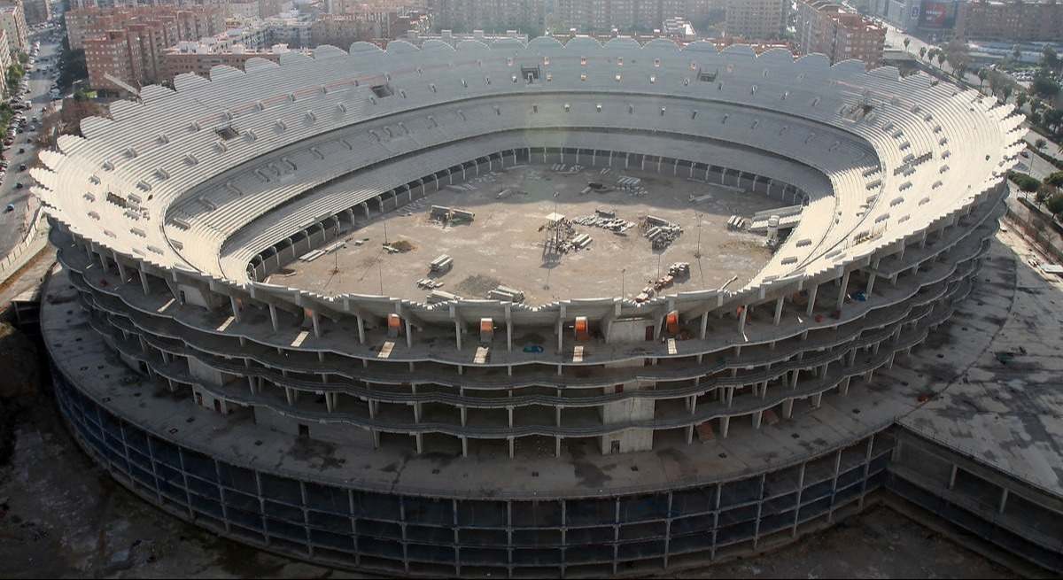 Vista del Nou Mestalla.