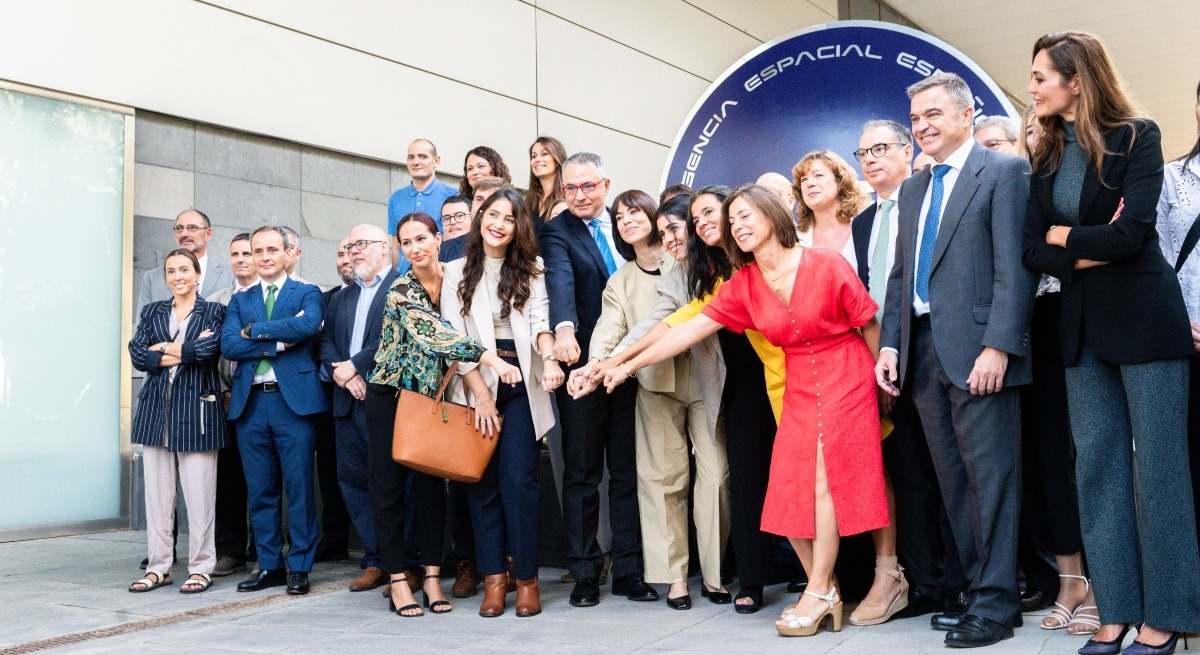 Presentación del nuevo logotipo de la Agencia Espacial Española.