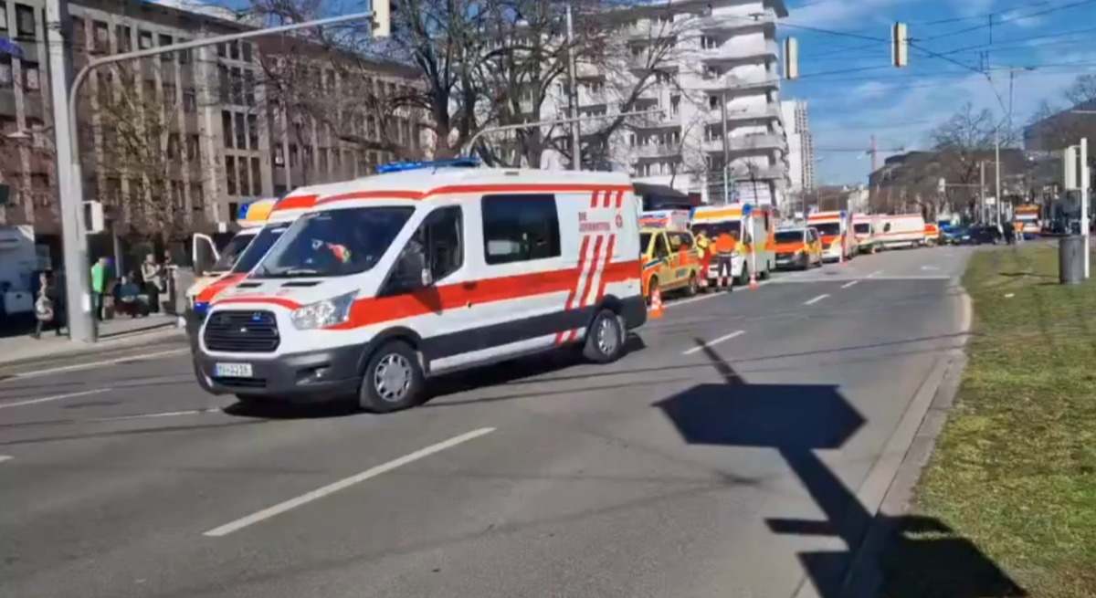 Imágenes después del atropello en Mannheim. / Foto: RRSS.