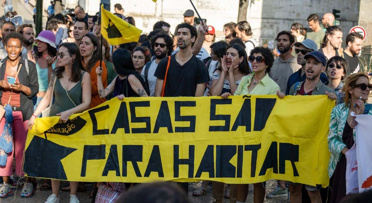 Manifestantes portugueses / EP