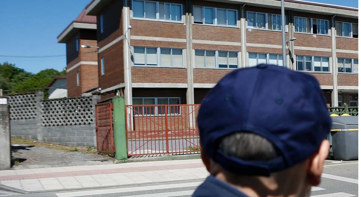 El CEIP lucense de Albeiros en el norte de la ciudad.