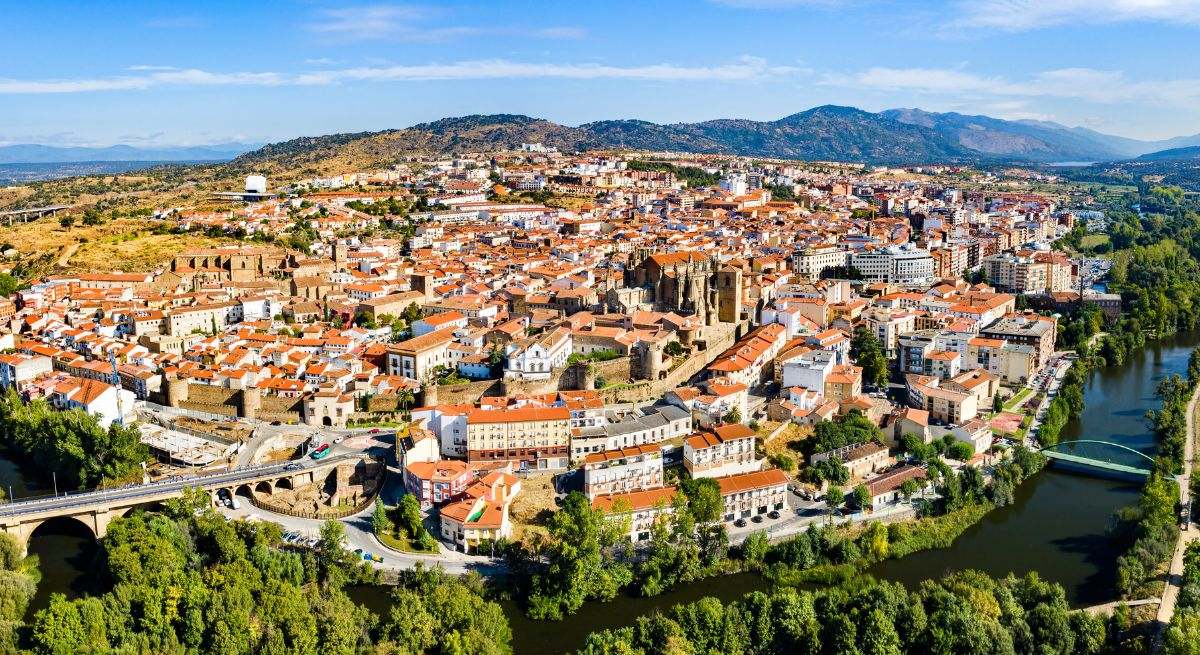 Vista panorámica de Plasencia