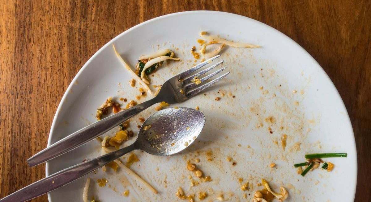 Plato sucio
