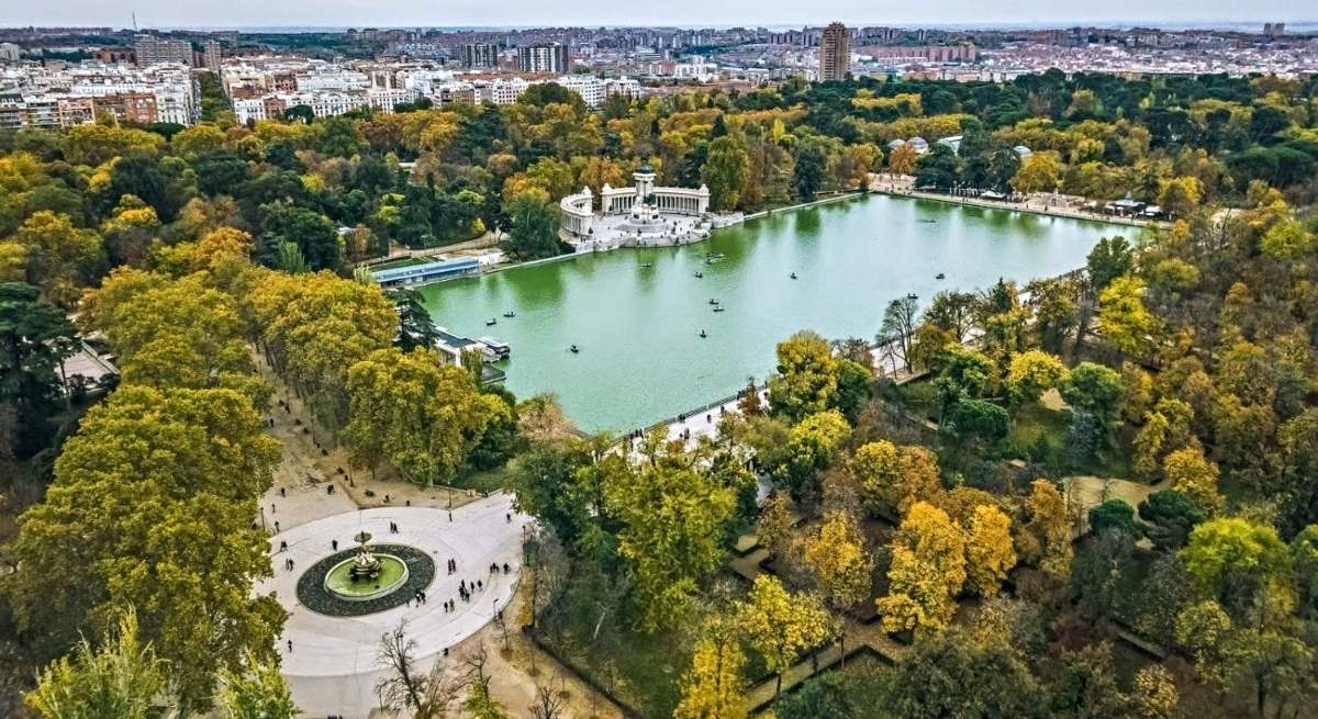 El parque de El Retiro