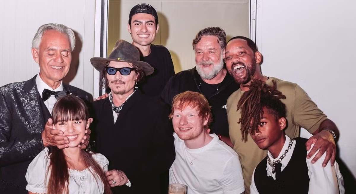 De Will Smith y Johnny Deep hasta Ed Sheeran: reunión de 'VIPS' en el concierto de Andrea Bocelli