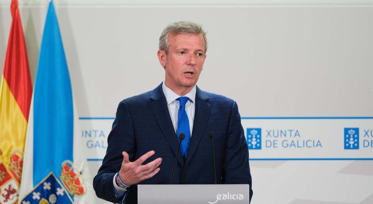 El presidente gallego, Alfonso Rueda.