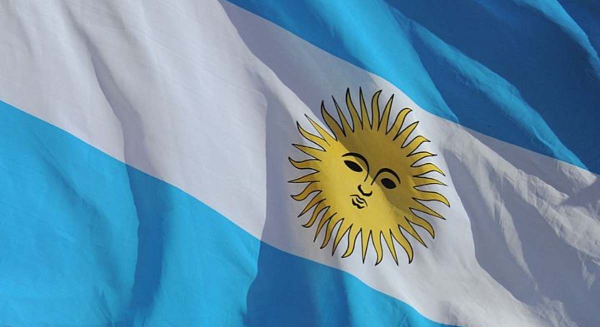 La bandera de Argentina