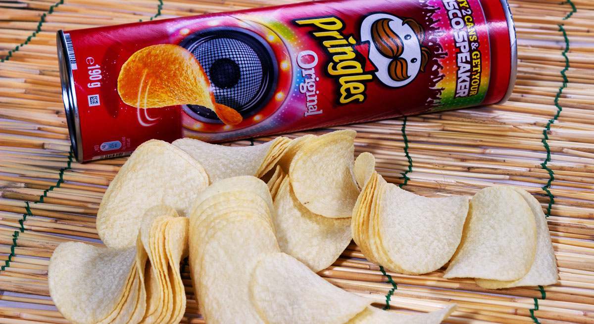 Un paquete de Pringles