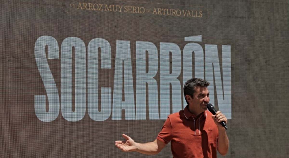 Arturo Valls durante la presentación de Socarrón