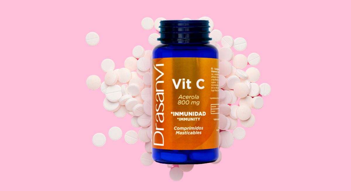 Vitamina C natural masticable de Drasanvi
