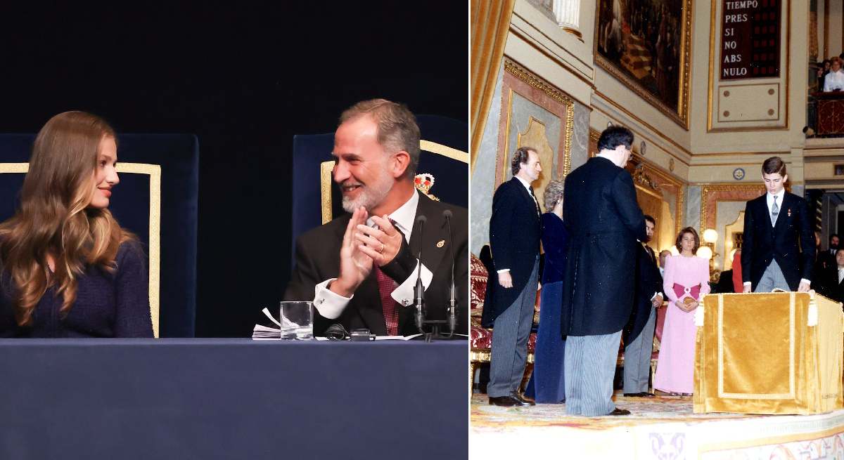Leonor Felipe Borbón jura Constitucion