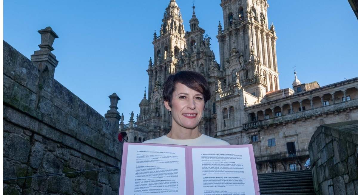 La candidata nacionalista a la Xunta, Ana Pontón.
