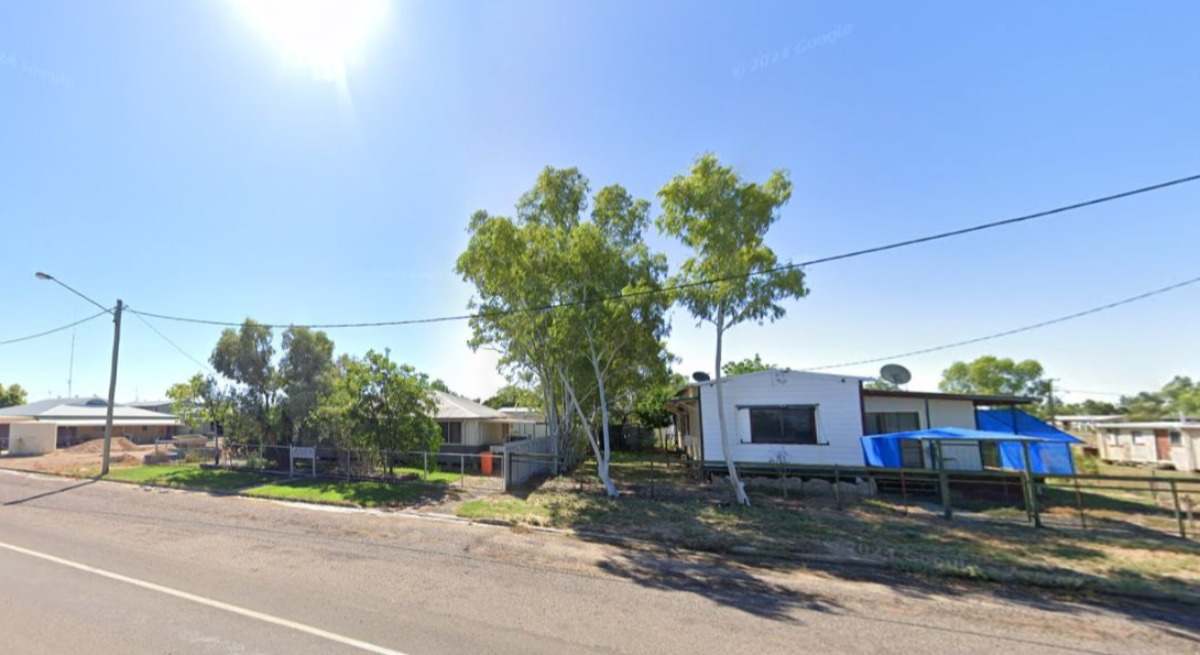 Viviendas en el pequeño pueblo Julia Creeks, en Australia. / Foto: Google Maps