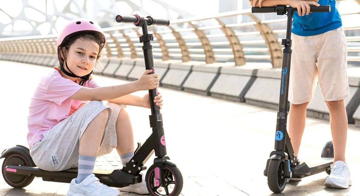 Patinete eléctrico plegable para niños EVERCROSS EV06C