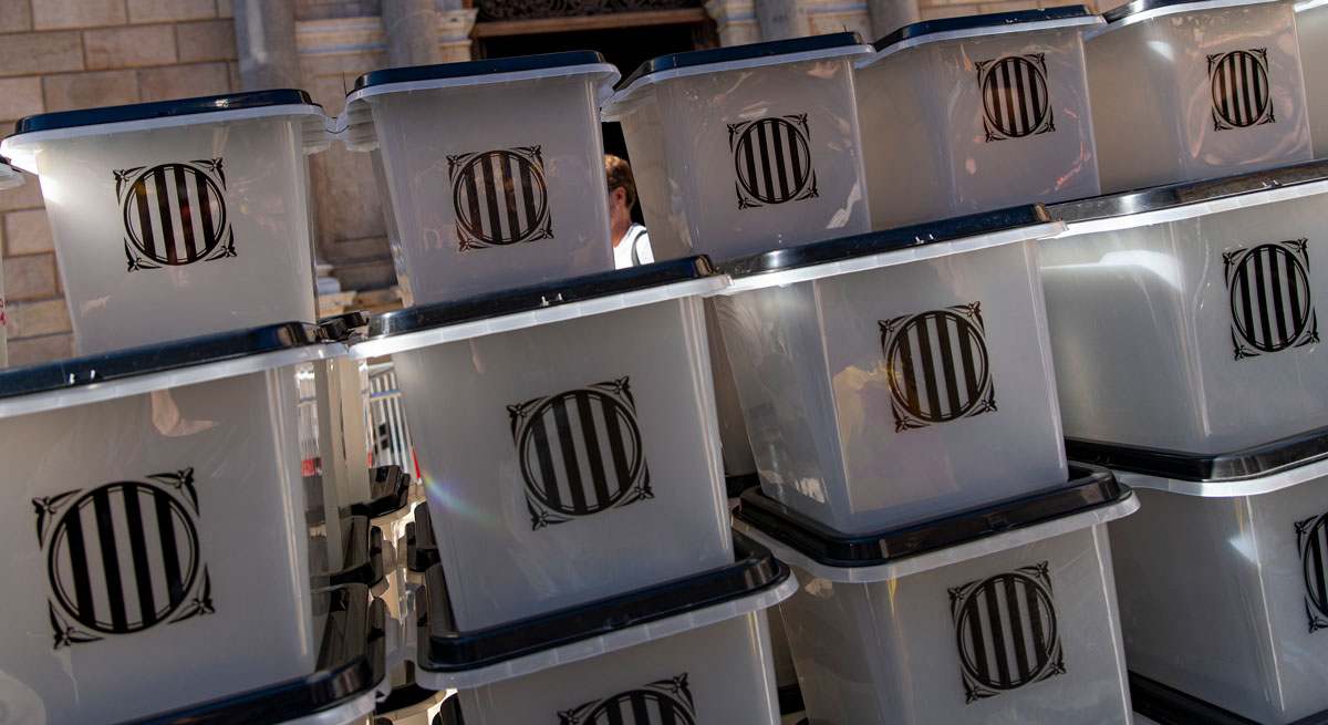 Urnas cataluña referendum
