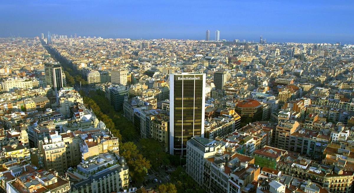 La avenida Diagonal de Barcelona
